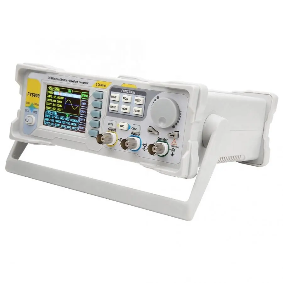YENİ FY6900 Çift Kanallı DDS F - Dual Channel Arbitrary Waveform Function Generator 60Mhz incelemesi ve fiyatı