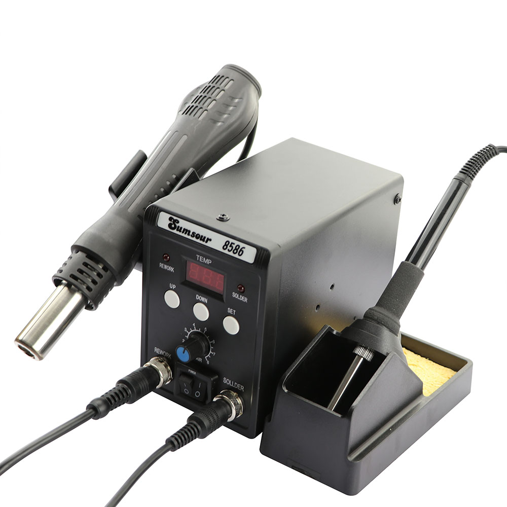 8586 700W 2 in 1 dijital ekran - Smd Rework Station Hot Air Soldering 2 In 1 incelemesi ve fiyatı