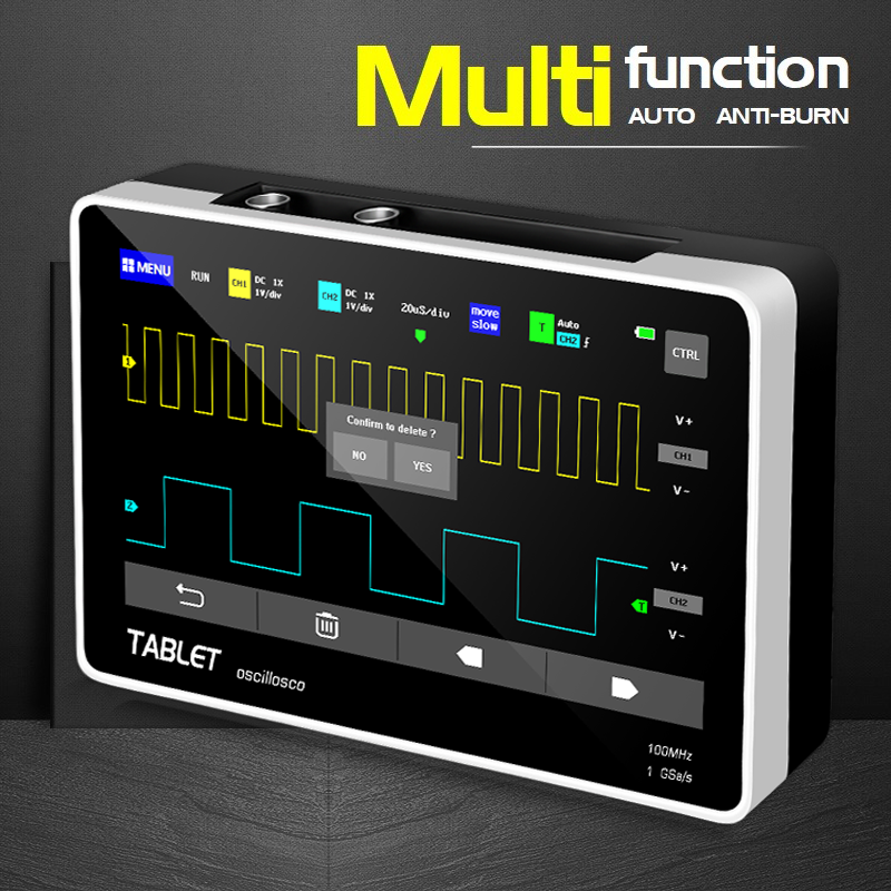 FNIRSI 1013D Çift Kanallı Tabl - Handheld Tablet Oscilloscope Touchscreen 100Mhz incelemesi ve fiyatı